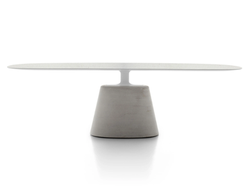 ROCK TABLE MAXI - Cement dining table by MDF Italia - view 2